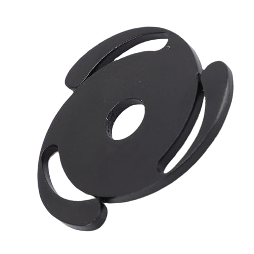 45 U/Min -Adapter, Fester Aluminiumkuppel -Rekordadapter für 7 -Zoll -Vinyls -Player -Player -Turntables, Einschnappern in Einsätze, 45 U/Min -Vinyls -Konvertierungsblatt, (Black) von Diyeeni