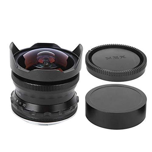 7,5 MM F2.8 Spiegellose Kamera Fisheye-Objektiv Kameraobjektiv-Upgrade Optimieren Sie die Bildgebung Z-Halterung für Nikon Z6 Z7 Z50 mit Langer Lebensdauer(Schwarz) von Diyeeni