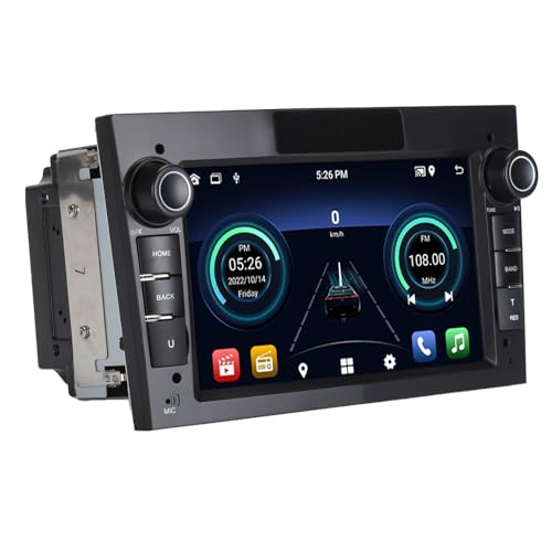 7-Zoll-Touchscreen, für 12, Kabelloses Carplay, GPS, 5G WLAN, OPEL-Fahrzeuge, Rückfahrkamera, Lenkradsteuerung, AHD-Rückfahrkamera, für Maps, Mirror Link von Diyeeni