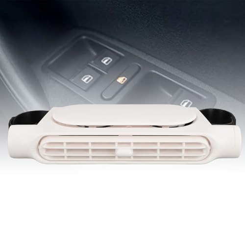 Autoventilatoren Sitzkühlventilatoren, Tragbarer USB -Rücksitz -Kühlventilator mit 3 Geschwindigkeiten, Stille Leistungsstarke Kühlerfahrzeugventilator für Limousinen, SUV, RV (WHITE) von Diyeeni