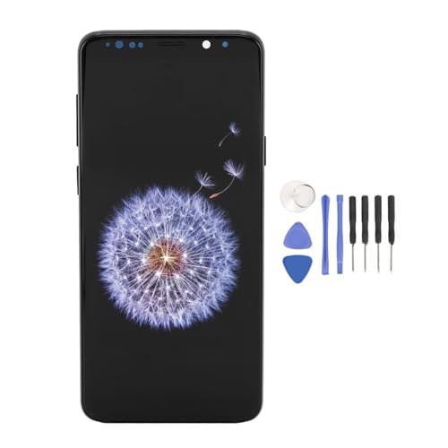 Bildschirmersatz für S9 Plus G950 SM G950F G950A G950P G950R4 6.2in ​​LCD -Anzeige Touch Digitizer Bildschirmbaugruppe - mit Frame - Tools (Black) von Diyeeni