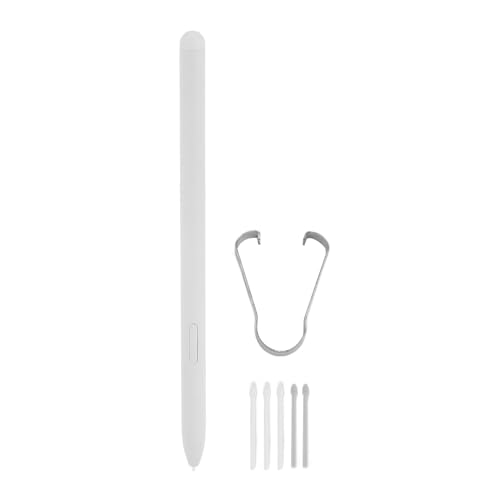 Bleistift-Ersatz-Eingabestift mit Spitzen für Tab S9 FE S9 S9 FE Plus SM X510 SM X516B, 4096 Druckstufe, Besseres Touch-Design, Tägliches Arbeitsstudium Im Heimbüro (White) von Diyeeni