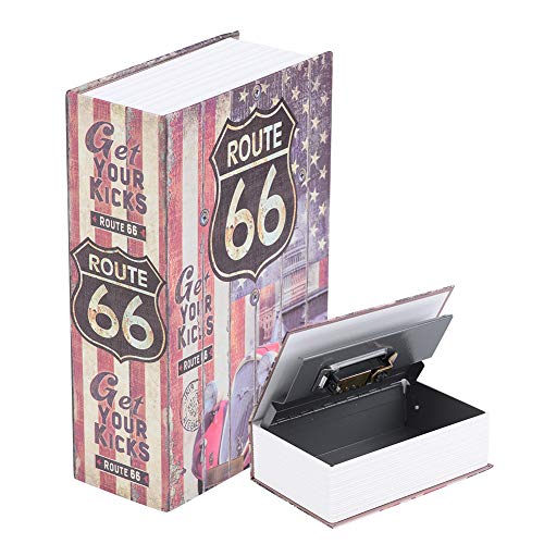 Buchsafe Buchtresor mit Kombinationsschloss, Tragbare Geldkassette Wertsachen Versteck Mini Kreatives Safe Box für Büro Zuhause Reisen von Diyeeni