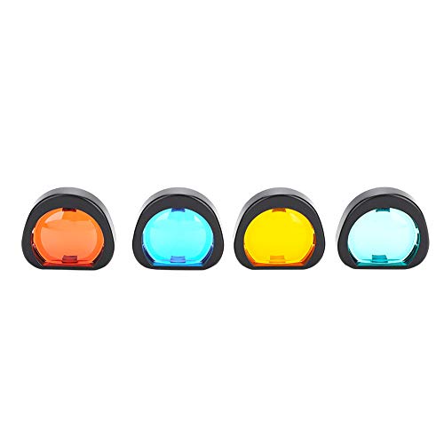 Bunte Linsenfilter für Instax Mini 90 Sofortbildkamera, 4 Stück (Orange/Blau/Rot/Grün) von Diyeeni