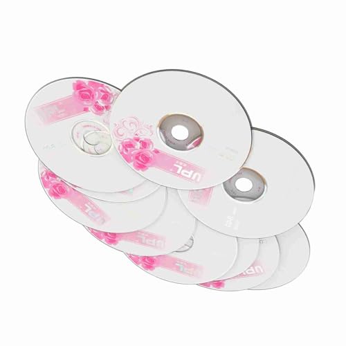 CD-R-Rohlinge, 2- Bis 52-fache Geschwindigkeit, 730 MB Kapazität, Leere CD-R-Discs Zum Speichern Digitaler Bilder, Musikdaten, mit Kompatiblen Geräten (10PCS) von Diyeeni