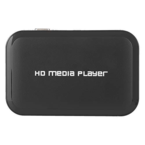Digital Media Player, Full HD HDMI Media Player Unterstützt 1080P, Kompatibel mit VGA AV USB SD MMC, Video/Foto/Musik Player für RCT TV, Monitor, Automobil von Diyeeni