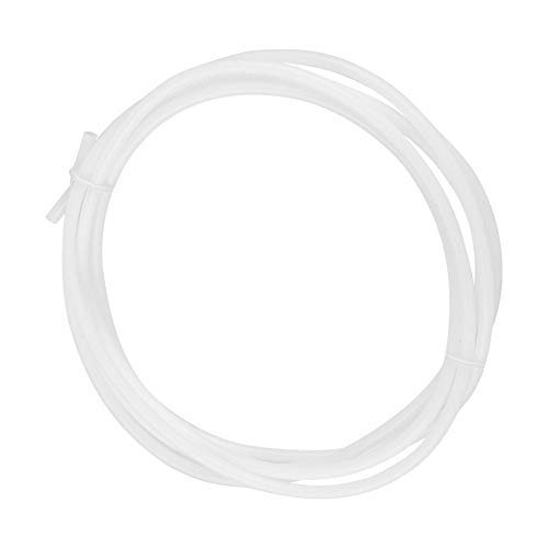 Diyeeni 1.5m / 2m PTFE Schlauch Teflonschlauch für 1.75m Filament, Teflon Tube für 3D Drucker (2.0 mm ID / 4.0 mm AD) - Weiß(2m) von Diyeeni