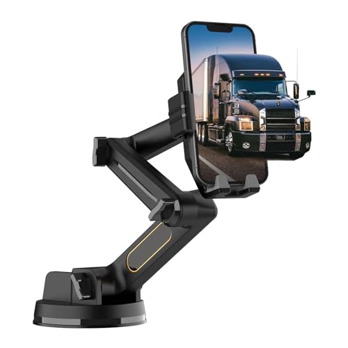 Diyeeni Autotelefonhalter, Auto-Armaturenbrett-Windschutzscheiben-Telefonhalter, 360° Drehbarer Autotelefonhalter, Starker Saugnapf, für 15 14 13 Pro für -Telefone von Diyeeni