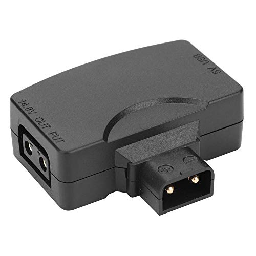 Diyeeni D-Tap zu USB Adapter, 5V D Tap Stecker Anschluss, V Mount D Tap Splitter Connector, für V-Mount Camcorder Kamera Akku, für BMCC/Monitor/Smartphone/USB Geräte von Diyeeni