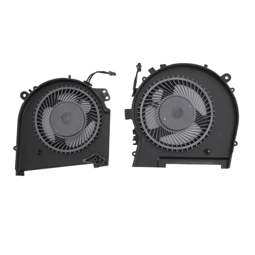 Ersatz-CPU- und GPU-Lüfter für HP Omen 15-DH 15-DH1070WM 15-DH0111TX, DC12V 0,6A Lüfter mit 4-poligem Stromanschluss, CPU-Lüfter, (CPU+GPU) von Diyeeni