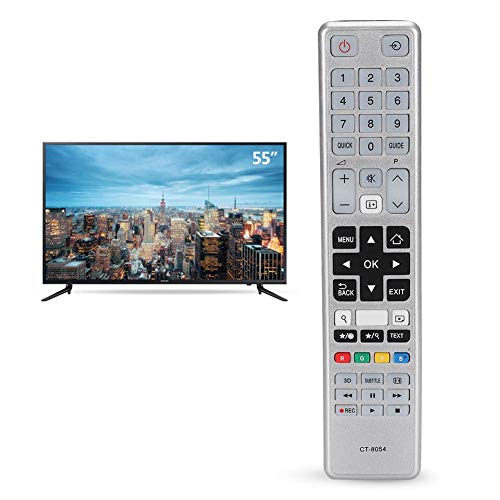 Diyeeni Ideale Fernbedienung für Toshiba TV, Fernbedienung für Toshiba CT-8054 55S3653DB mit Lernfunktion von Diyeeni