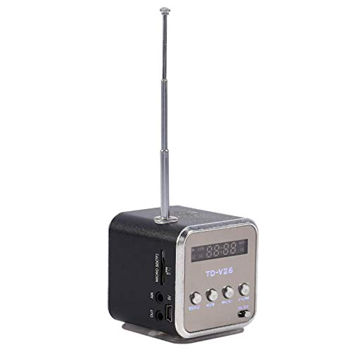 Diyeeni Mini Lautsprecher, Tragbare Soundstation MP3 Player mit FM Radio, 3,5mm Audio Buchse, 5 Std. Musikzeit, Stereo Musikwürfel Unterstützt USB Stick, Micro SD, TF von Diyeeni