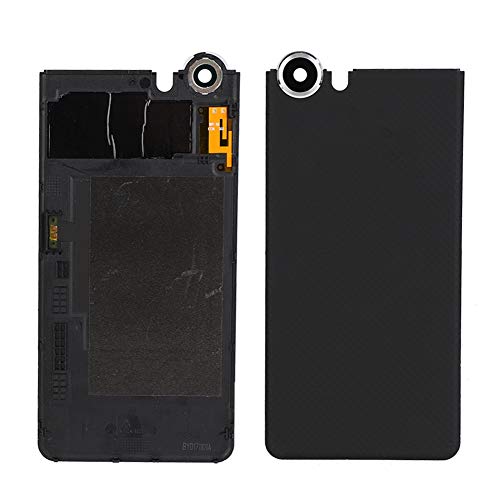 Diyeeni Schwarz/Silber Standard Akkufachabdeckung, Ersatz Rückabdeckung Back Cover Battery Door Kompatibel mit BlackBerry KEYone, Handyzubehör(Silber) von Diyeeni