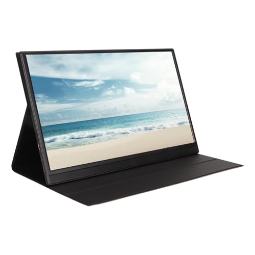 Diyeeni Tragbarer, 15,6 Zoll 1920 X 1080 IPS HD USB C-Display, Computer-Display HDR Eye Care Externer Bildschirm, Integrierte Dual-Lautsprecher, für Smartphones, Laptops von Diyeeni