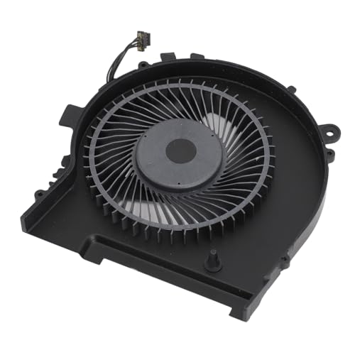 Ersatz-CPU- und GPU-Lüfter für HP Omen 15-DH 15-DH1070WM 15-DH0111TX, DC12V 0,6A Lüfter mit 4-poligem Stromanschluss, CPU-Lüfter, (CPU) von Diyeeni