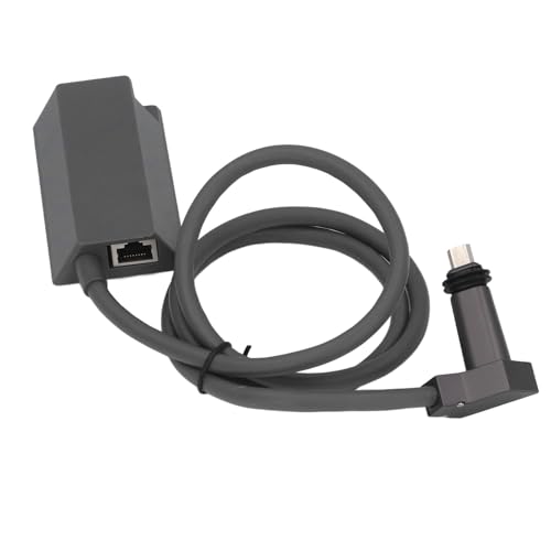 Ethernet-Adapter für Rectangular Satellite Internet V2, für Ethernet-Adapter mit RJ45 1200 Mbit/s, Schnelle und Stabile Übertragung, mit Wandhalterung von Diyeeni