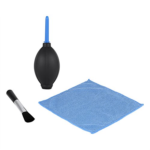 Kamera Reinigungsset, Kamera Objektiv Bildschirm Reinigung Staub Gebläse Pinsel Reinigungstuch Kit Für DSLR Kameras, Staub Pinsel + Staub Gebläse + sauberes Tuch Kamera Reinigungsset, Kamera Objektiv Bildschirm Reinigung Staub Gebläse Pinsel Reinigungstuch Kit Für DSLR Kameras, Staub Pinsel + Staub Gebläse + sauberes Tuch von Diyeeni