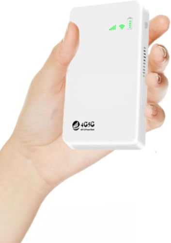 Tragbarer Mobiler 4G-LTE-WLAN-Hotspot, Entsperrte Drahtlose Internet-Router-Geräte mit SIM-Kartensteckplatz, Tragbarer WLAN-Router mit 300 Mbit/s, Unterstützt 10 Angeschlossene von Diyeeni