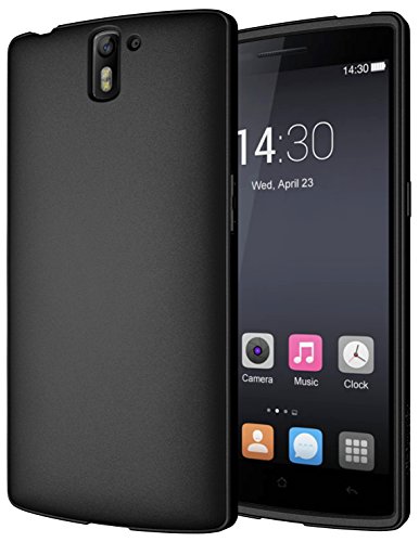 Diztronic OPO-FM-BLK Vollmatte flexible TPU Schutzhülle für OnePlus One schwarz von Diztronic