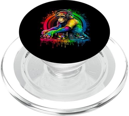 DJ Monkey Sonnenbrille Kopfhörer Monkey Lover PopSockets PopGrip für MagSafe DJ Monkey Sonnenbrille Kopfhörer Monkey Lover PopSockets PopGrip für MagSafe von Dj Monkey Sunglasses Headphones Monkey Lover Co