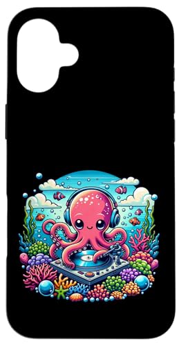 DJ-Oktopus-Kopfhörer, lustig, Oktopus, Jungen, Kinder, Mädchen, Teenager Hülle für iPhone 16 Plus DJ-Oktopus-Kopfhörer, lustig, Oktopus, Jungen, Kinder, Mädchen, Teenager Hülle für iPhone 16 Plus von Dj Octopus With Headphones Graphic