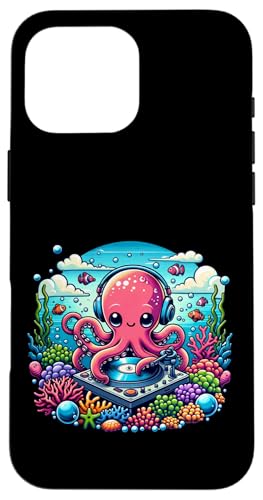 DJ-Oktopus-Kopfhörer, lustig, Oktopus, Jungen, Kinder, Mädchen, Teenager Hülle für iPhone 16 Pro Max DJ-Oktopus-Kopfhörer, lustig, Oktopus, Jungen, Kinder, Mädchen, Teenager Hülle für iPhone 16 Pro Max von Dj Octopus With Headphones Graphic
