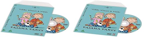 3L DVD Hüllen für DVD-Filme Aufbewahrung – Platz für Cover - 100 Stück - Platzsparende Hülle für ihr Aufbewahrungssystem - 10281 (Packung mit 2) von Djois