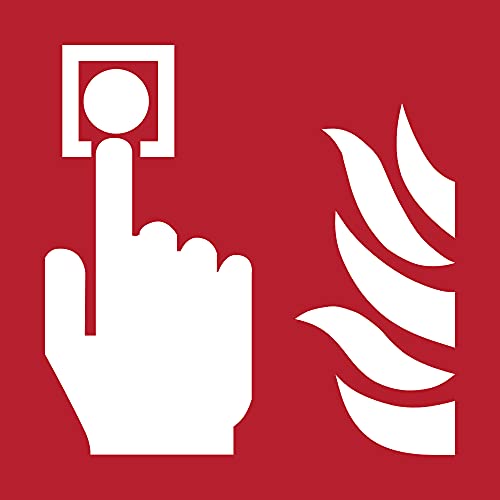 Piktogramm Schild Brandmelder, Tarifold 7520014, ISO 7010, Kunststoff 1,4mm, 200 * 200 mm, rot-weiß Piktogramm Schild Brandmelder, Tarifold 7520014, ISO 7010, Kunststoff 1,4mm, 200 * 200 mm, rot-weiß von Djois