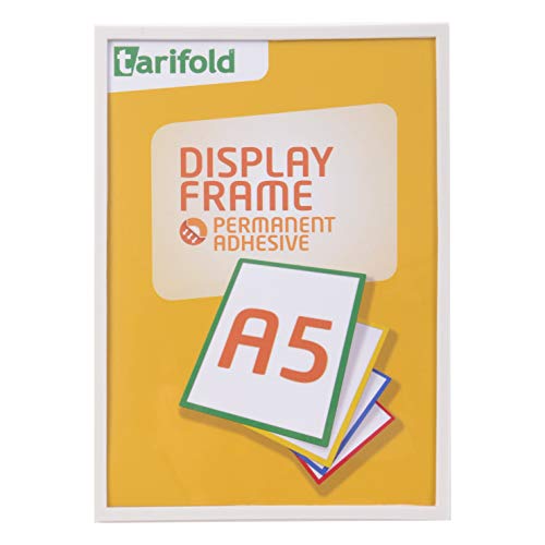 Tarifold Fr 194882 Ausweisrahmen, Dokumentenhalter, A4, permanenter Klebstoff, fester Rahmen, weiß, 1 Stück Tarifold Fr 194882 Ausweisrahmen, Dokumentenhalter, A4, permanenter Klebstoff, fester Rahmen, weiß, 1 Stück von Djois