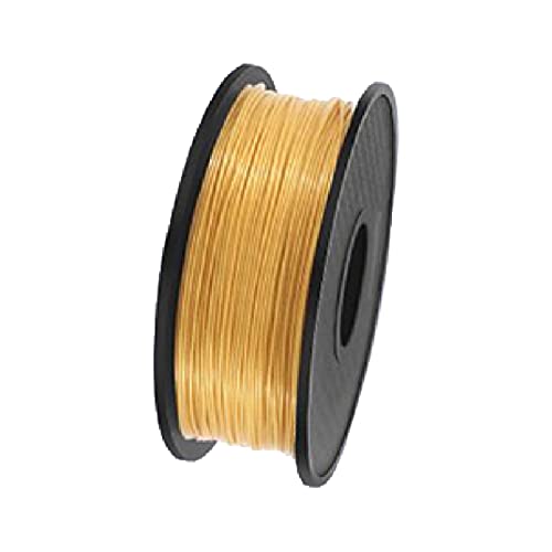 10 Meters Filament PLA 1.75mm 3D Drucker PLA Filament für 3D-Drucker und 3D Stift Druck Fillamentum 3D Druckmaterialien (Gold) von Dkings