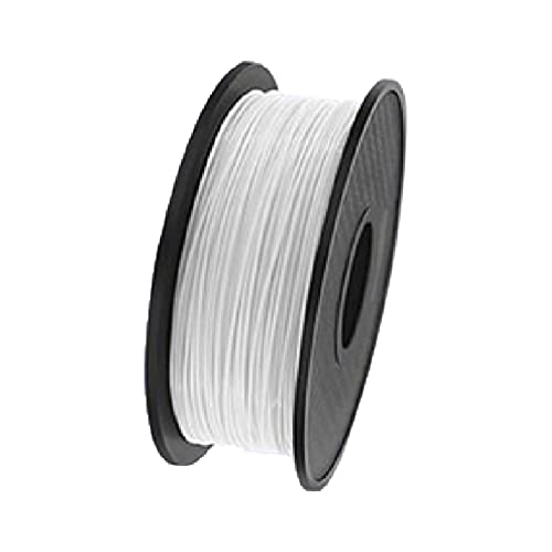 10 Meters Filament PLA 1.75mm 3D Drucker PLA Filament für 3D-Drucker und 3D Stift Druck Fillamentum 3D Druckmaterialien (Weiß) von Dkings