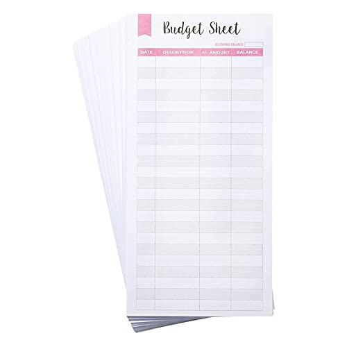 Dkings 12Pcs/Set A6 Nachfüllpapier 6-Loch Einsätze Budgetbogen für A6 Ordner Notizbücher Planer, Loseblattpapier für 6 Ringordner von Dkings