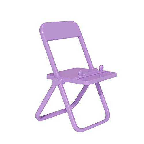 Dkings Handy Ständer Kreativ Tisch Handyhalter Schreibtisch Handyhalterung klappbar Smartphone Ständer Handyständer (Lila) von Dkings