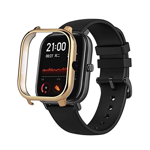 Dkings Hülle Kompatibel mit Amazfit GTS Schutzhülle - Harter PC Schutzrahmen Ultradünne Kratzfest Stoßfest Schutzhülle für Amazfit GTS Smartwatch (Gold) von Dkings