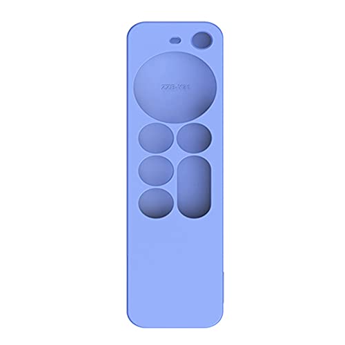 Fernbedienung Hülle Kompatibel mit Apple TV 4K Siri Remote 2021, Leichte rutschfeste Stoßfeste Schutzhülle (Hellblau) von Dkings