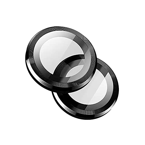 Dkings Kamera Linsenschutz für iPhone 13 Mini Kamera Glas Schutzfolie 2 PCS Objektiv Folie Len Protector Schutzglas Rückseite Camera Glasfolie 9H Härte Zubehör Wasserdicht (Schwarz) von Dkings