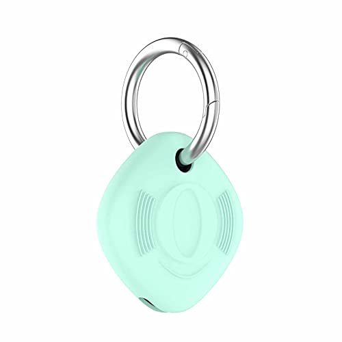 Schutzhülle Kompatibel mit Samsung Galaxy SmartTag - Silikon Bluetooth Tracker Cover mit Schlüsselanhänger für Galaxy SmartTag Hülle (Grün) von Dkings