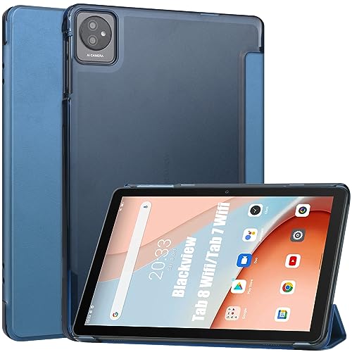 Dlahaby Hülle für Blackview Tab 7 WiFi/Blackview Tab 8 WiFi, PU-Leder und Hard PC Flip Cover mit Standfunktion, Schutzhülle für Blackview Tab7 WiFi/Blackview Tab8 WiFi Tablet, Himmel von Dlahaby