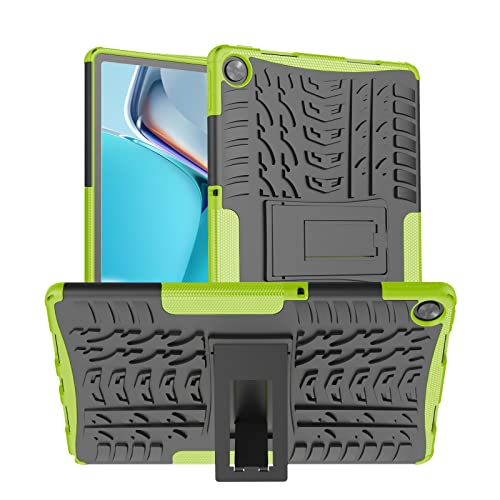 Dlahaby Hülle für Realme Pad 10.4'',Hartes PC & TPU Silikon mit Standfunktion Schutzhülle für Realme Pad 10,4 Zoll 2021 Tablet,grün von Dlahaby