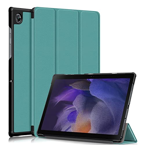 Dlahaby Hülle für Samsung Galaxy Tab A8 10.5 Zoll,PU Leder Schutzhülle mit Standfunktion Smart Case Cover für Samsung Galaxy Tab A8 10.5 Zoll SM-X200/X205/X207 2021 Tablet,dunkelgrün von Dlahaby