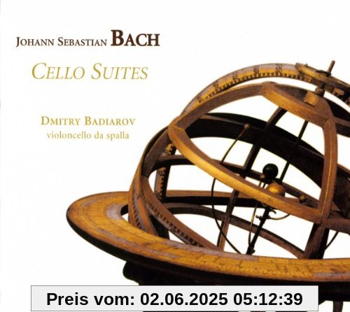 Bach: Cellosuiten BWV 1007-1012 (gespielt auf Violoncello da spalla) von Dmitri Badiarov