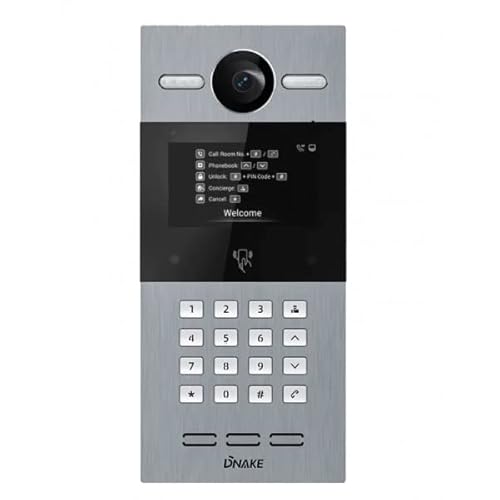 Dnake S215/F Videocitofono SIP a incasso, tastiera, 3 relè PoE IP65 Dnake S215/F Videocitofono SIP a incasso, tastiera, 3 relè PoE IP65 von Dnake