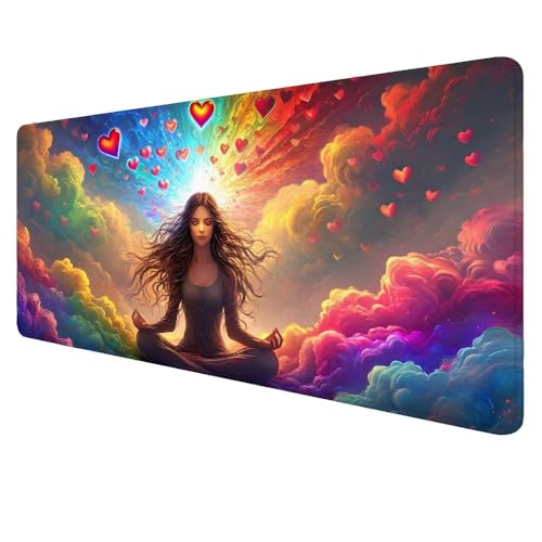 Gaming Mauspad Farbe Mousepad XXL 900x400x3mm Mauspad,Frau Mauspad Gaming XXL,rutschfeste Gummibasis Desk Mat,Erweiterter Wasserdicht Unterlage Schreibtisch Deko Geschenke für Männer Frauen X-26 Gaming Mauspad Farbe Mousepad XXL 900x400x3mm Mauspad,Frau Mauspad Gaming XXL,rutschfeste Gummibasis Desk Mat,Erweiterter Wasserdicht Unterlage Schreibtisch Deko Geschenke für Männer Frauen X-26 von Dnnufagg