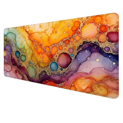 Mauspad Gelb Mousepad Abstrakt Schreibtischunterlage Groß 700x300x3mm Mauspad Gaming XXL, rutschfeste Gummibasis Desk Mat, Wasserdicht Unterlage Schreibtisch Geschenke für Frauen X-399 Mauspad Gelb Mousepad Abstrakt Schreibtischunterlage Groß 700x300x3mm Mauspad Gaming XXL, rutschfeste Gummibasis Desk Mat, Wasserdicht Unterlage Schreibtisch Geschenke für Frauen X-399 von Dnnufagg