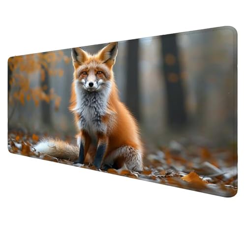 Mauspad XXL Fuchs Mousepad 800x400x3mm Gaming Mauspad Animale Schreibtischunterlag, Mauspad Groß Wasserdicht Mouse Pad Rutschfeste Gummibasis Mauspad Gaming, für Home-Office Geschenke für Frauen D-273 Mauspad XXL Fuchs Mousepad 800x400x3mm Gaming Mauspad Animale Schreibtischunterlag, Mauspad Groß Wasserdicht Mouse Pad Rutschfeste Gummibasis Mauspad Gaming, für Home-Office Geschenke für Frauen D-273 von Dnnufagg