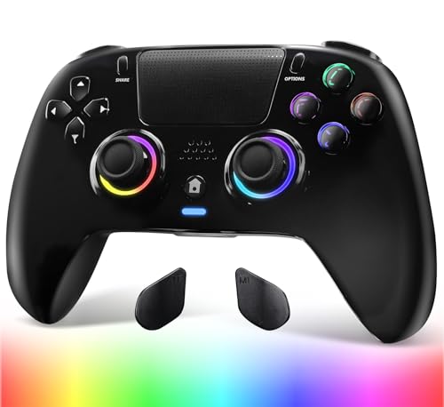 DoJoZone Game Controller Kompatibel mit PS4 Pro Slim PC, Gamepad Joystick mit Dual Vibration von DoJoZone