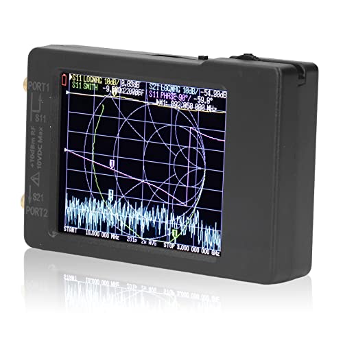 50-kHz-6,3-GHz-Vektor-Netzwerkanalysator für HF-VHF-UHF-Antennentests, Messwerkzeug mit Schnellerer Scangeschwindigkeit, Mehreren HF-Schaltern und Praktischem Feldtest von Doact