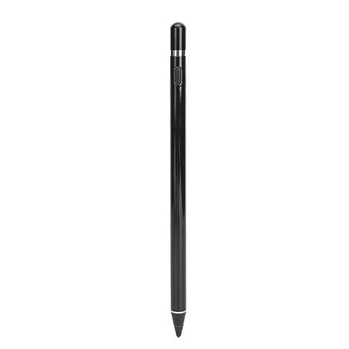 Touchscreen-Stifte, öffnen und Verwenden Sie den Digitalen, Stilvollen Stift aus POM und Magnetischer Stiftkappe aus Aluminiumlegierung für IOS-Geräte (Black) von Doact