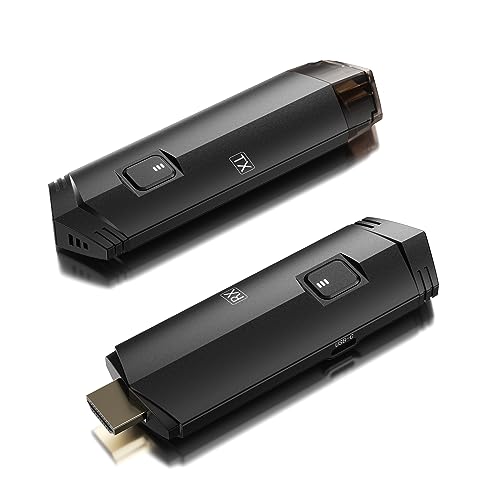 Doando Wireless HDMI Transmitter und Receiver - Plug & Play,Unterstützt 1080P HD HDMI, 2,4/5GHz, Audio-/Video-Streaming von PC/Laptop zu HDTVs Projektoren. Einfach, Kabellos und Bequem von Doando