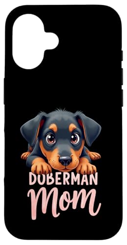 Dobermann Mama Hund Dobermann Pinscher Mama Niedlicher Welpe Hülle für iPhone 16 Dobermann Mama Hund Dobermann Pinscher Mama Niedlicher Welpe Hülle für iPhone 16 von Doberman Pinscher Fun Designs